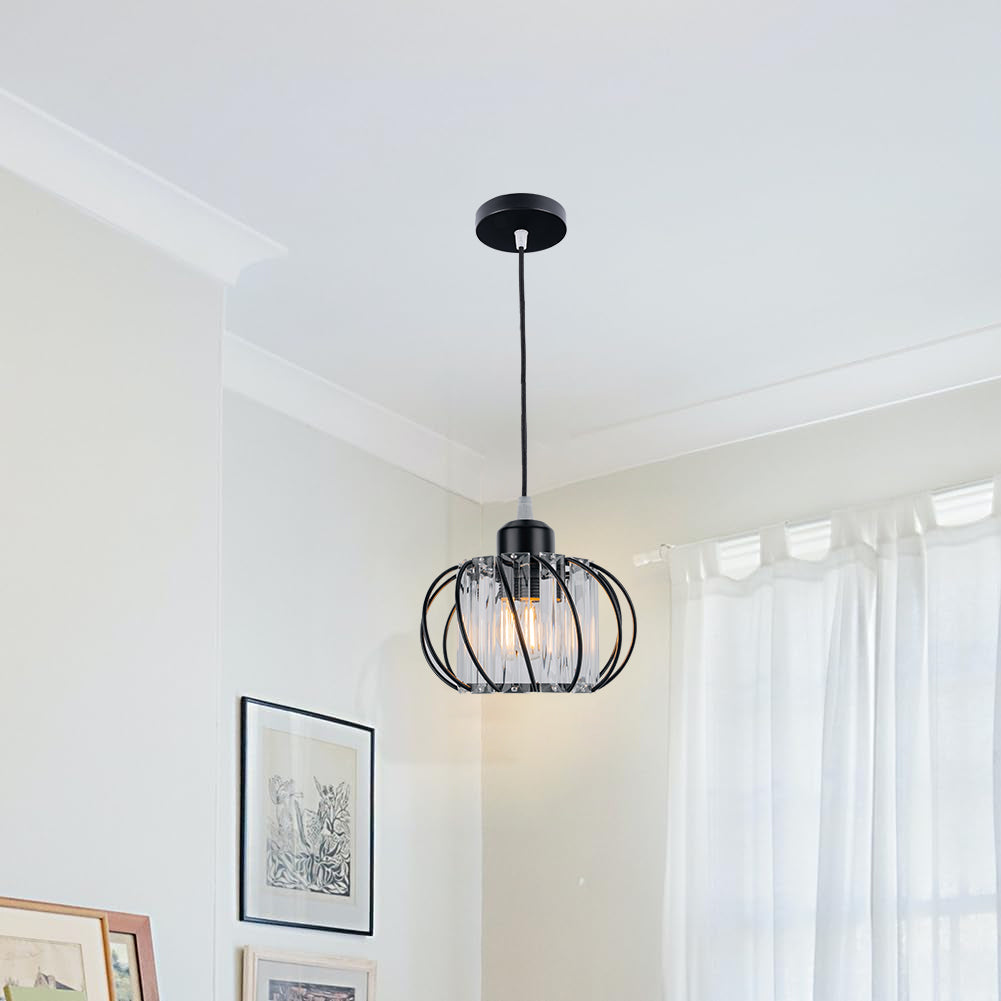 Nordic Simple Globular Glass Hallway Pendant Light