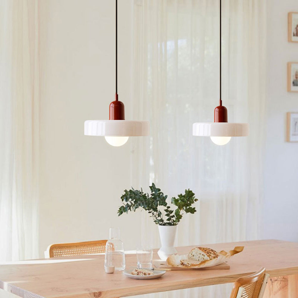 Bauhaus Glass Art Kitchen Island Pendant Light