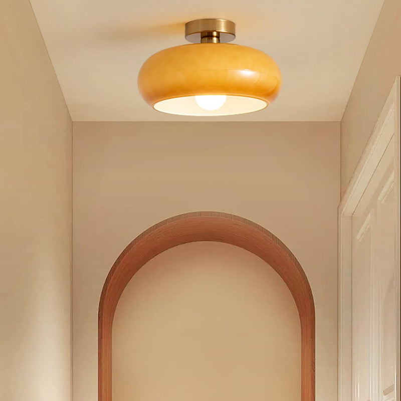 Round Vintage Glass Ceiling Lights
