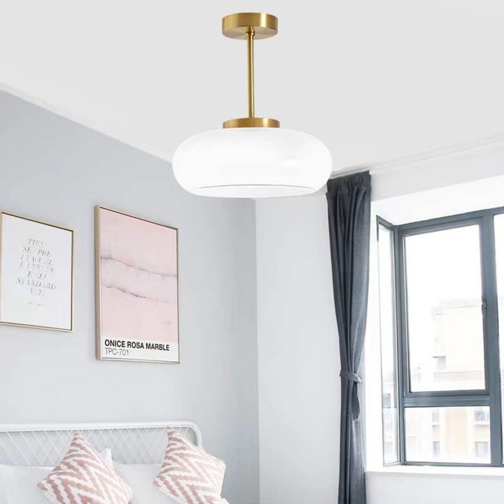 Round Vintage Glass Ceiling Lights