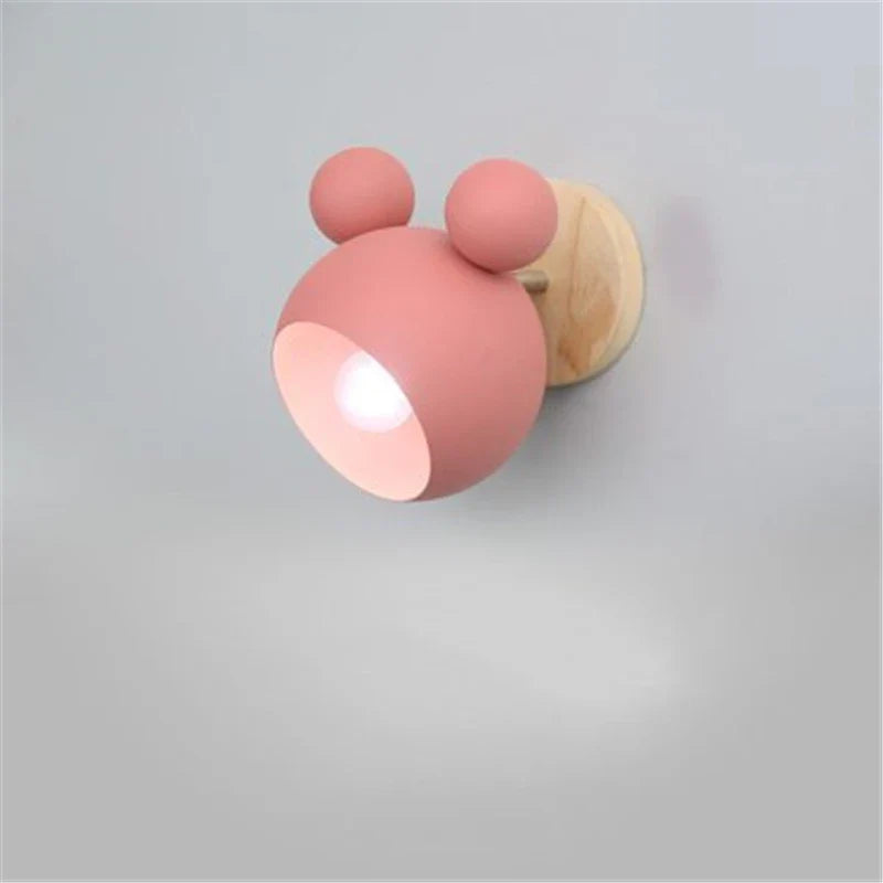 MickeyGlow Mouse Shaped LED Wall Lamp
