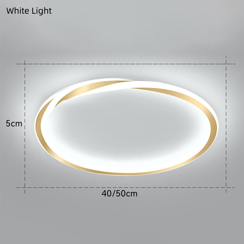 Round Minimalism LED Bedroom Ceiling Lights