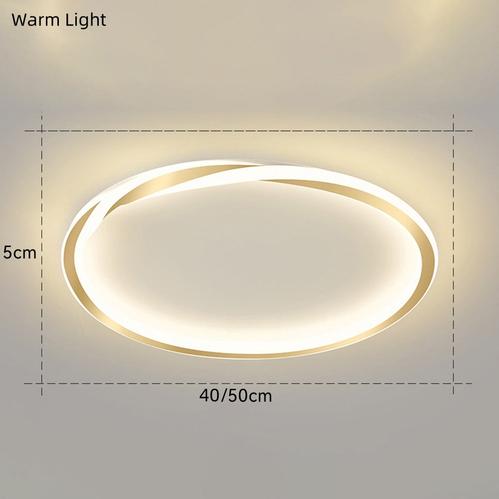 Round Minimalism LED Bedroom Ceiling Lights