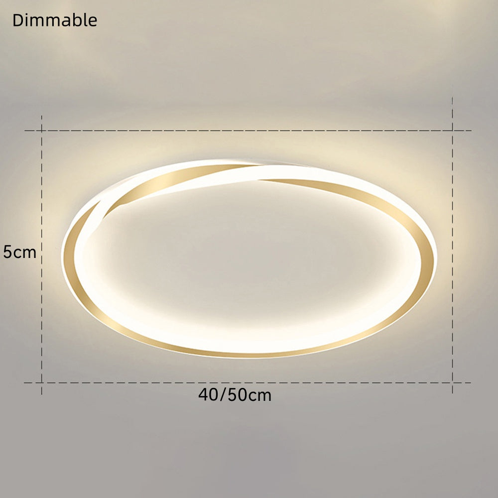 Round Minimalism LED Bedroom Ceiling Lights