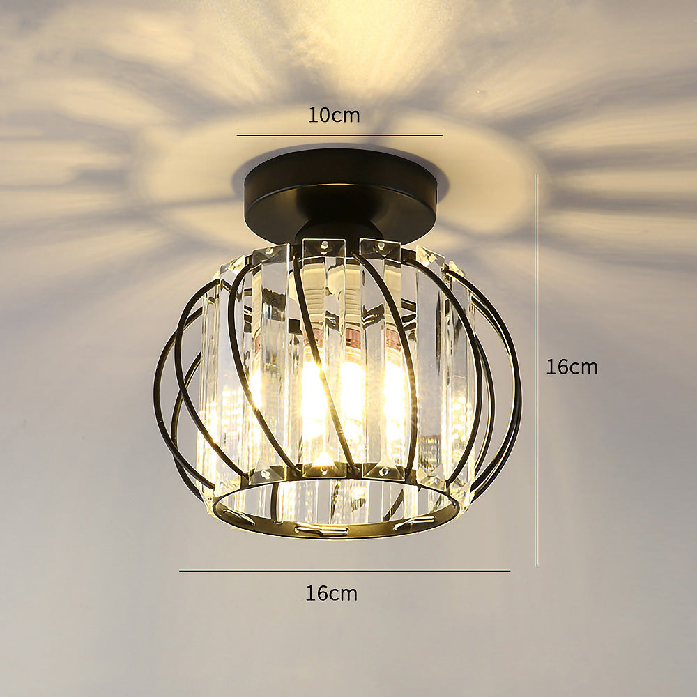 Nordic Luxury Glass Hallway Ceiling Light