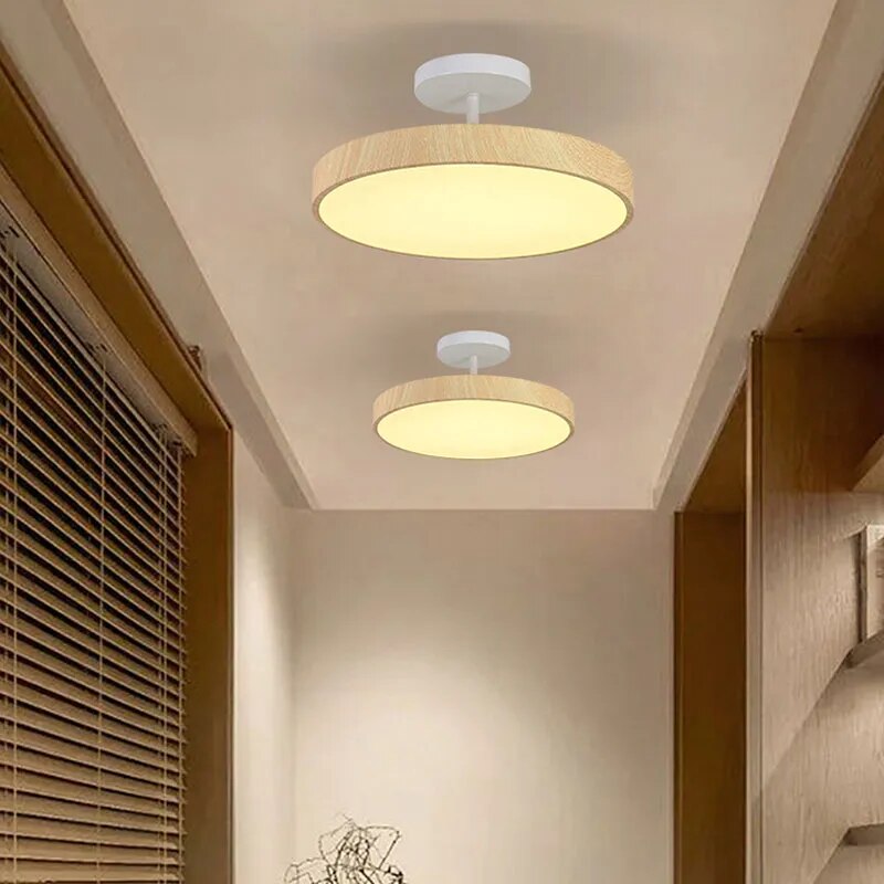 Modern LED Semi-Flush Ceiling Lamp
