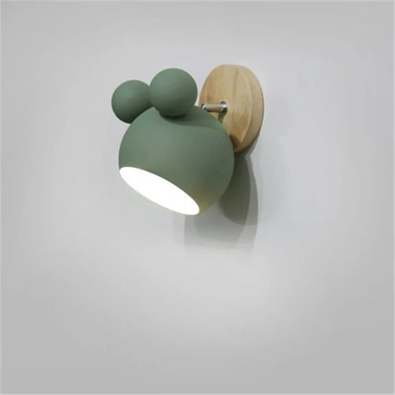 MickeyGlow Mouse Shaped LED Wall Lamp