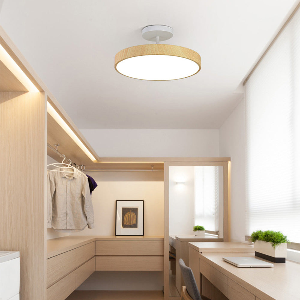Modern LED Semi-Flush Ceiling Lamp