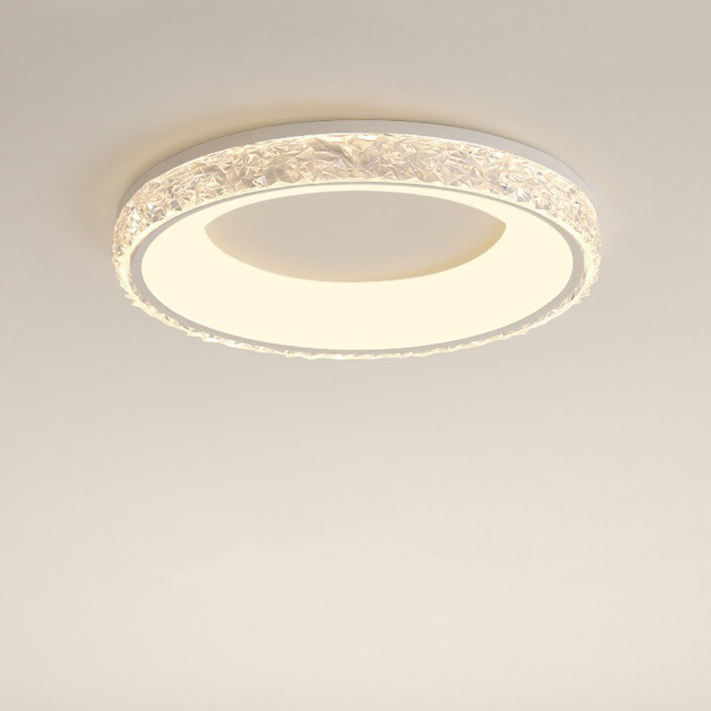 Flush Mount Modern Round Acrylic Ceiling Light