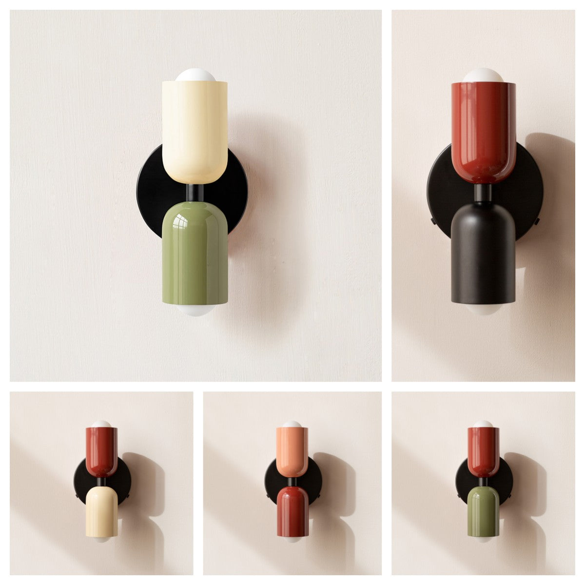 Modern Double Head Vintage Utility Room Wall Light