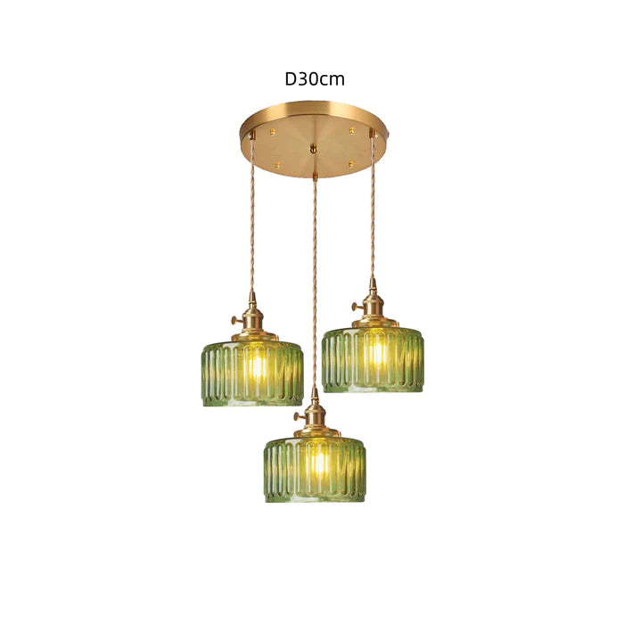 Glass Vintage Pendant Light