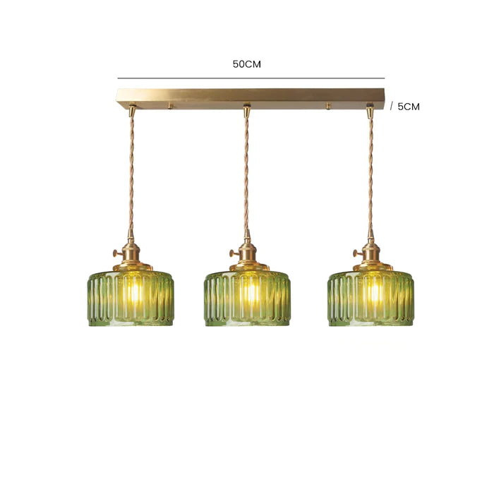 Glass Vintage Pendant Light