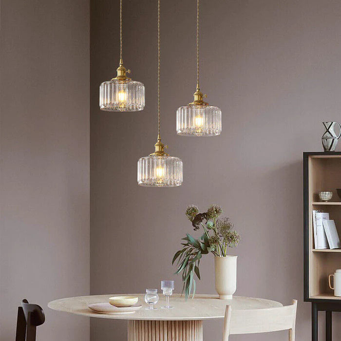 Glass Vintage Pendant Light