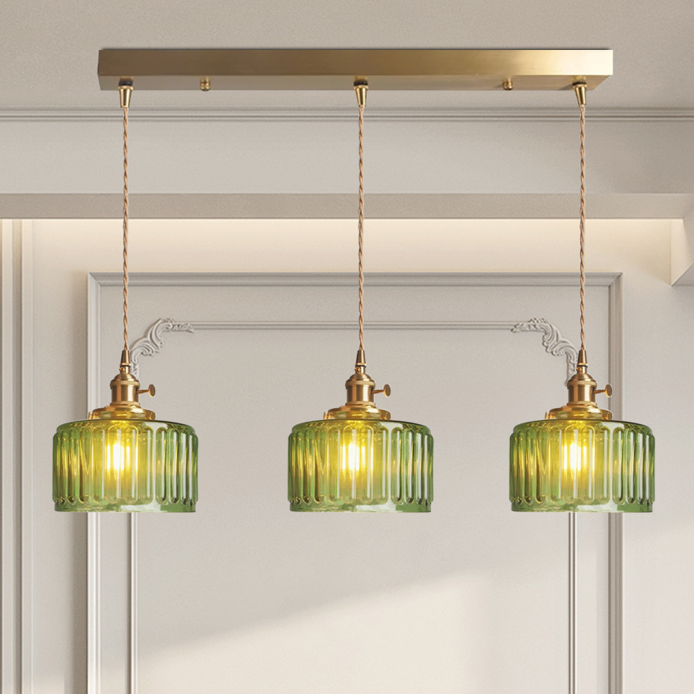 Glass Vintage Pendant Light