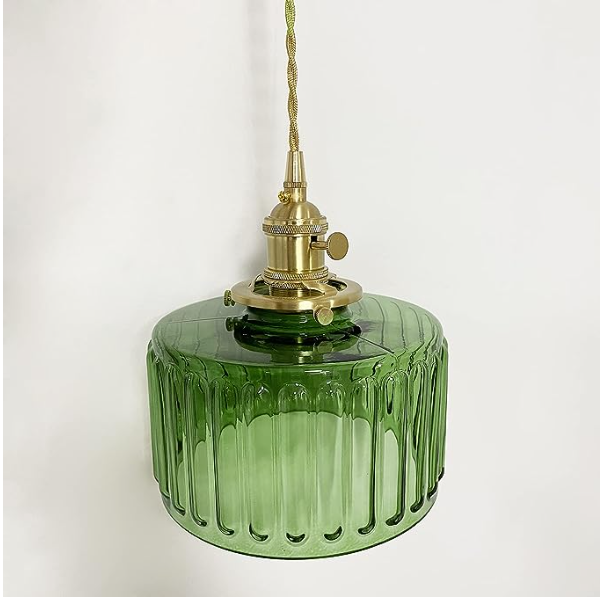 Glass Vintage Pendant Light