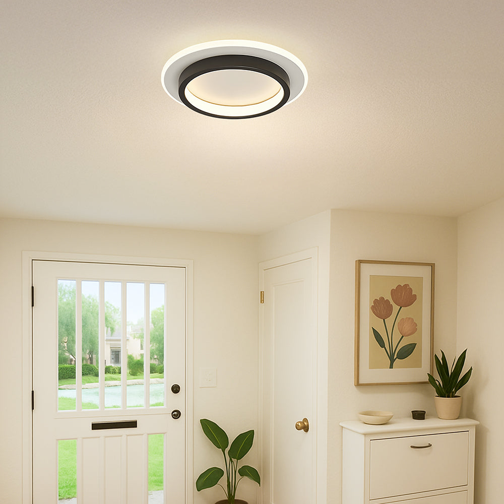 Modern Round Metal Acrylic LED Ceiling Light