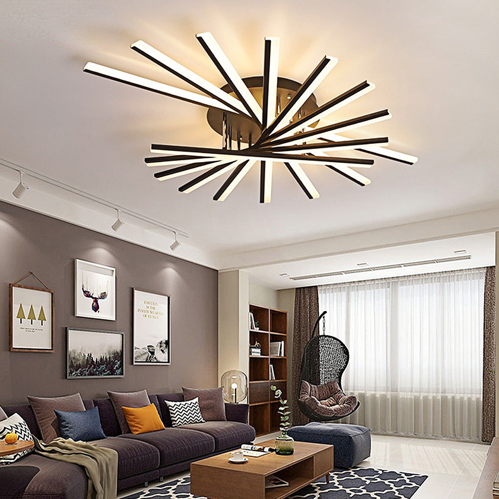 Metal Nordic Minimalist Creativity LED Ceiling Light