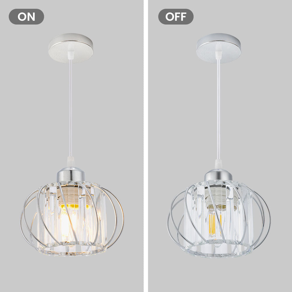 Nordic Simple Globular Glass Hallway Pendant Light