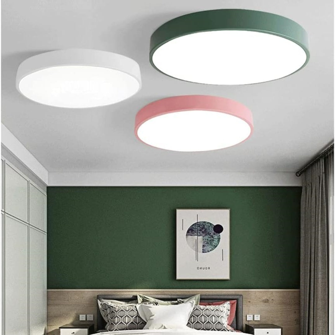 Circular Modern LED Flush Mount Ceiling Light