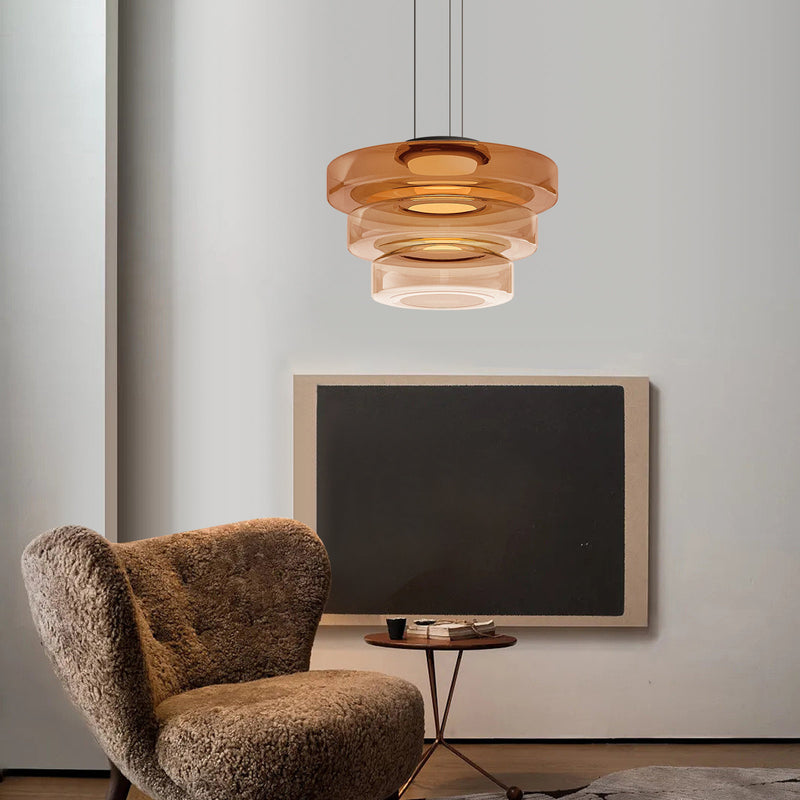 Creative Modern Round Glass Pendant Light
