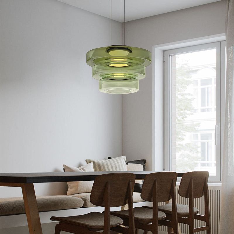 Creative Modern Round Glass Pendant Light