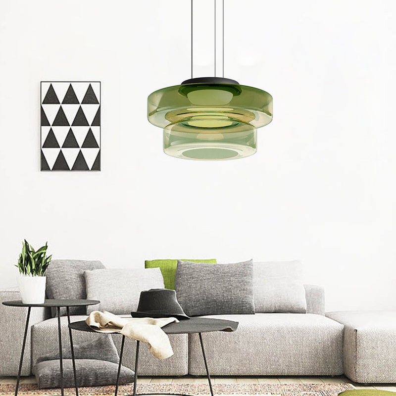 Creative Modern Round Glass Pendant Light