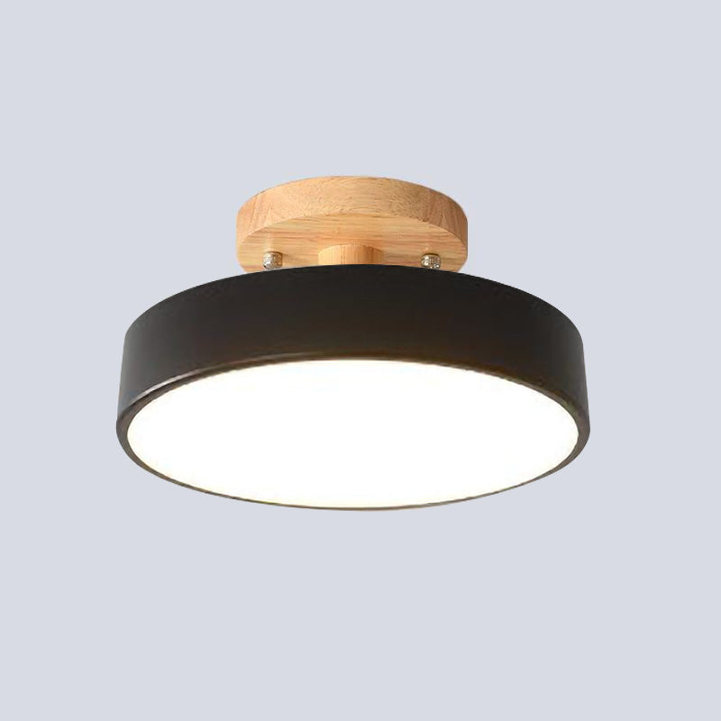 Modern Colorful Semi Flush LED Ceiling Light