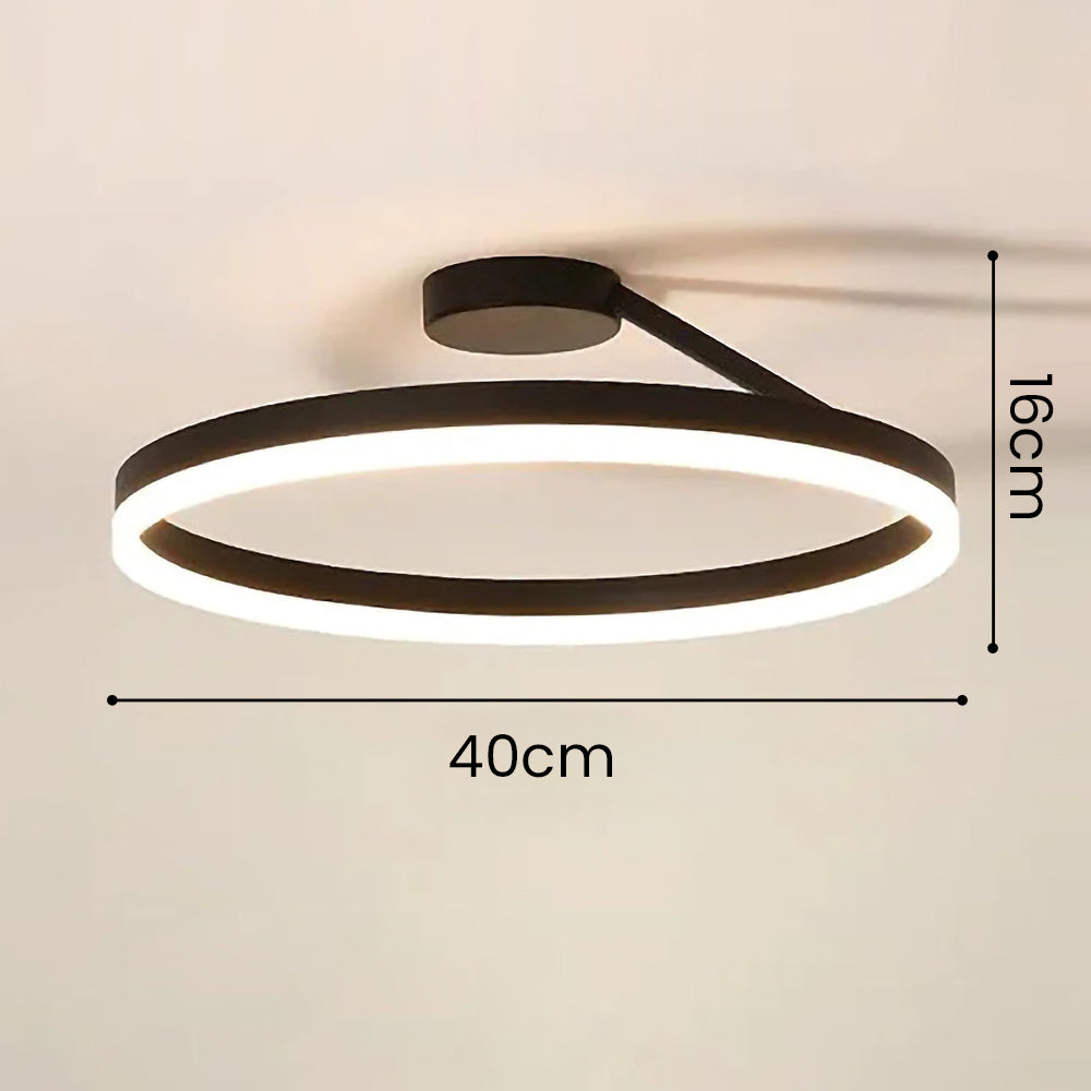 Minimalist Nordic Metal LED Living Room Ceiling Light