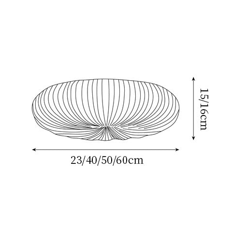 Nordic Metal Pumpkin Modern Ceiling Light