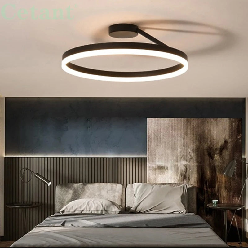 Minimalist Nordic Metal LED Living Room Ceiling Light