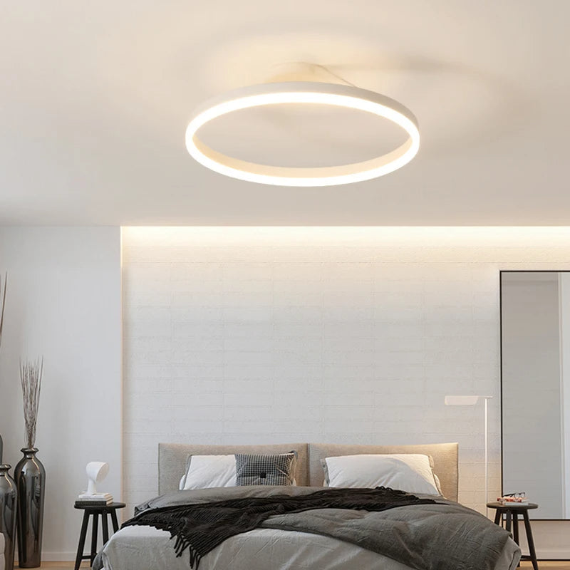 Minimalist Nordic Metal LED Living Room Ceiling Light