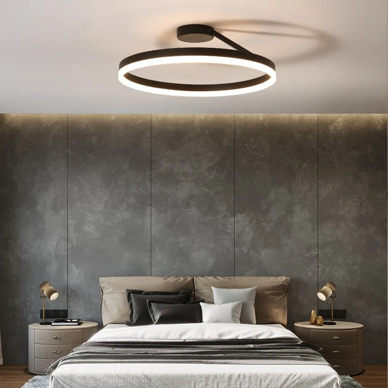 Minimalist Nordic Metal LED Living Room Ceiling Light