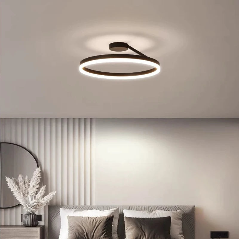 Minimalist Nordic Metal LED Living Room Ceiling Light