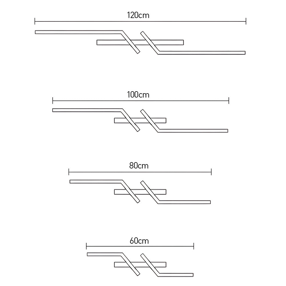 Minimalist Modern Long Strip LED Ceiling Lights