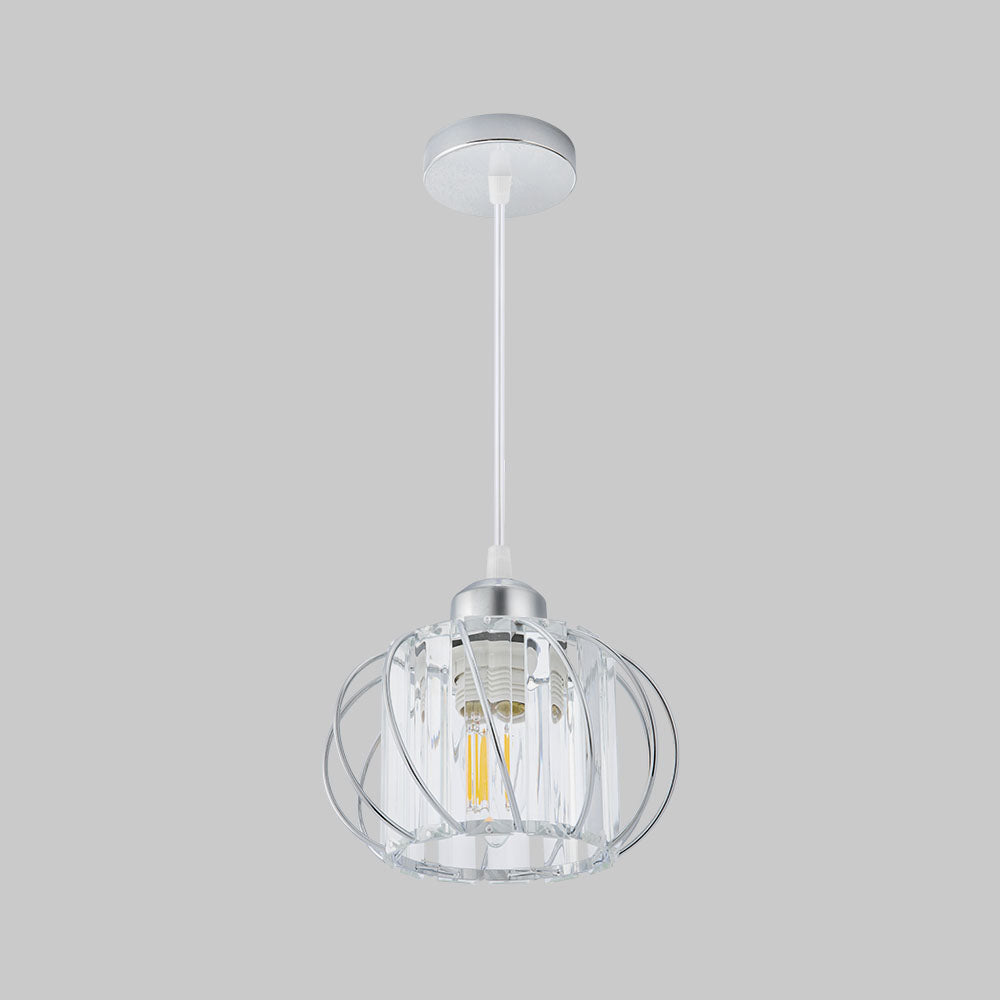 Nordic Simple Globular Glass Hallway Pendant Light