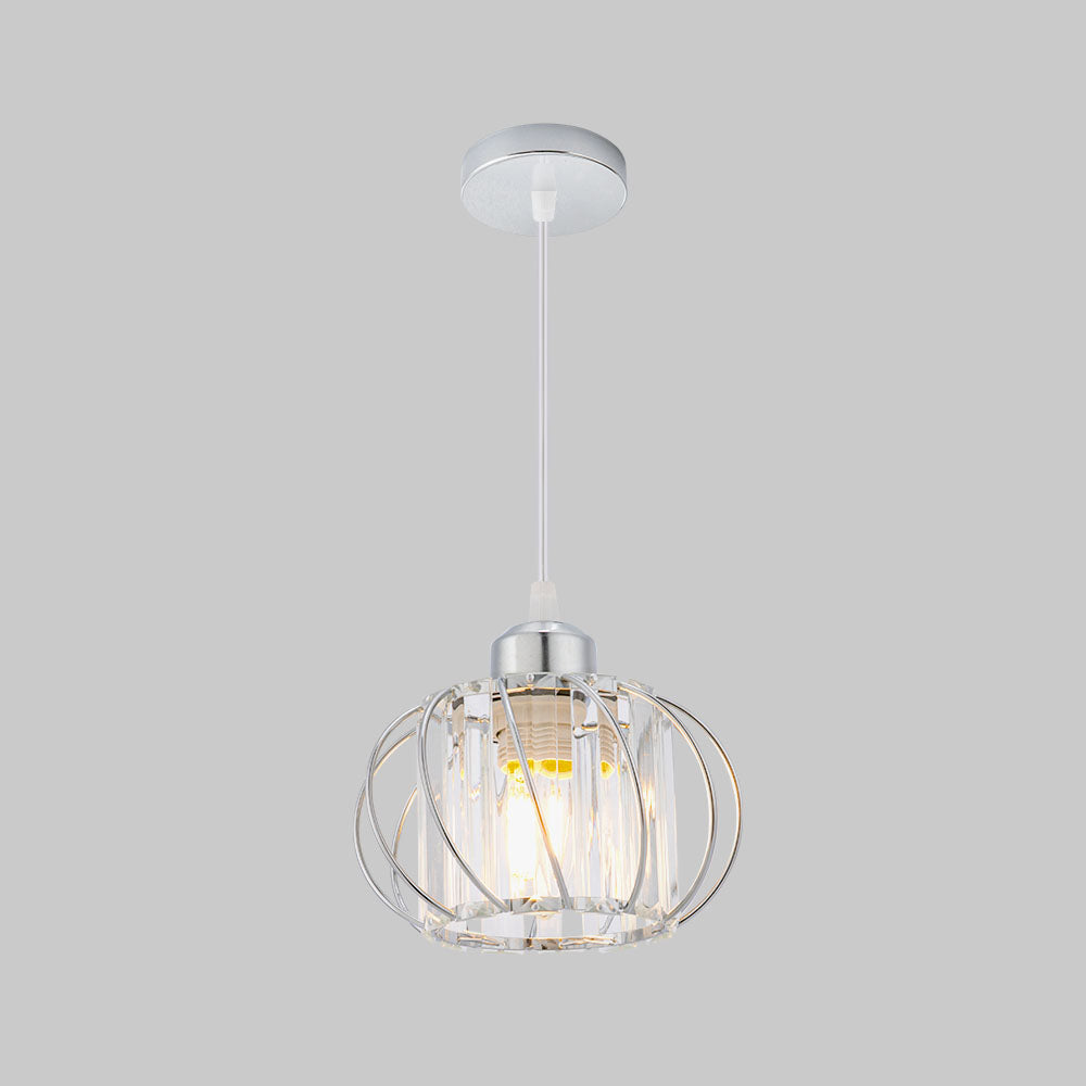 Nordic Simple Globular Glass Hallway Pendant Light