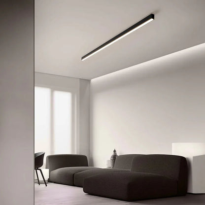 Contemporary Minimalist Long Strip LED Ceiling Lamp