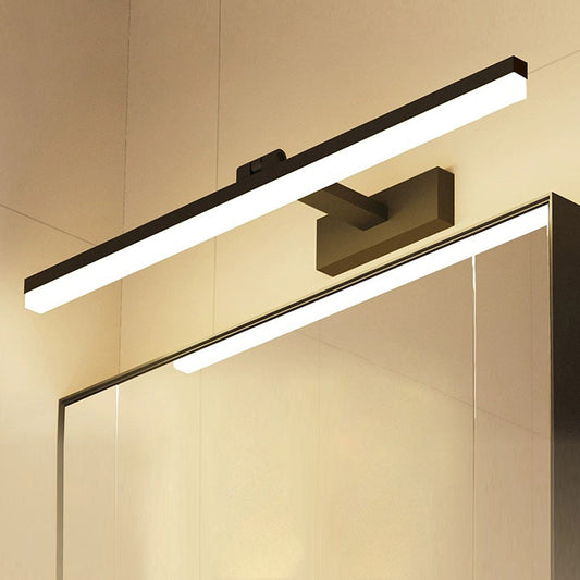 Black Contemporary LED Mirror Bathroom Wall Light