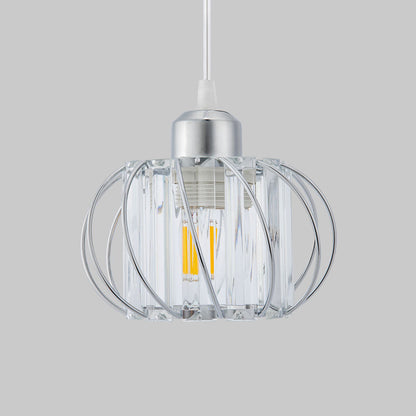 Nordic Simple Globular Glass Hallway Pendant Light