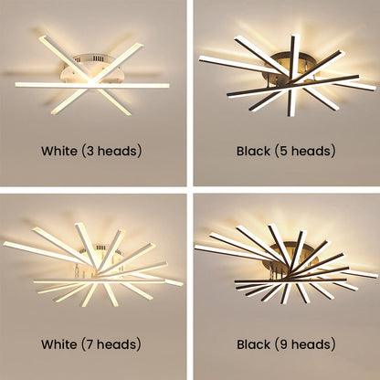 Metal Nordic Minimalist Creativity LED Ceiling Light