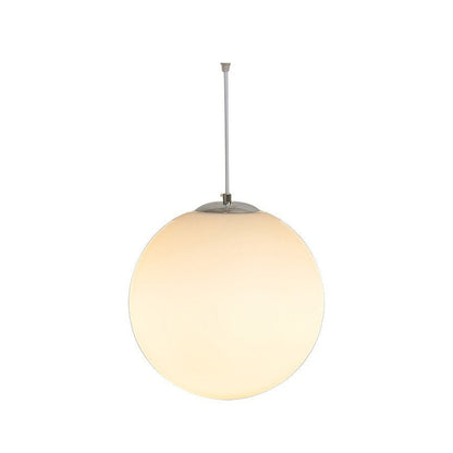 Simple Glass 1 Head Restaurant Pendant Light