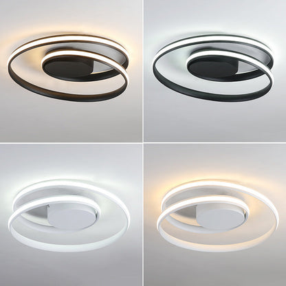 Metal Minimalist Living Room Ceiling Lamp