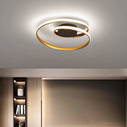 Metal Minimalist Living Room Ceiling Lamp