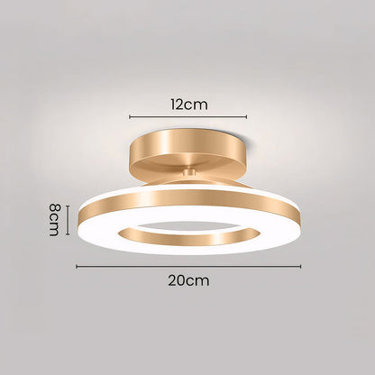 Contemporary Acrylic Round Hallway LED Ceiling Light
