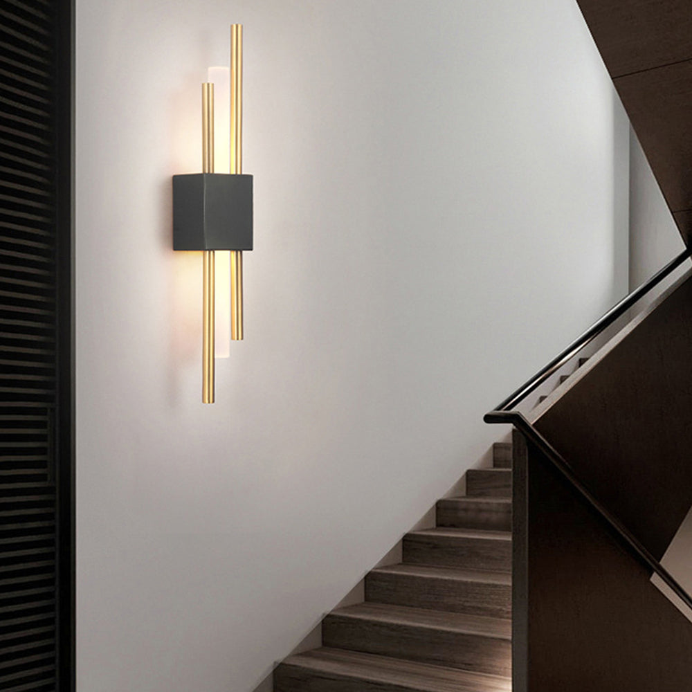 Modern Black And Gold Wall Sconce Lighting
