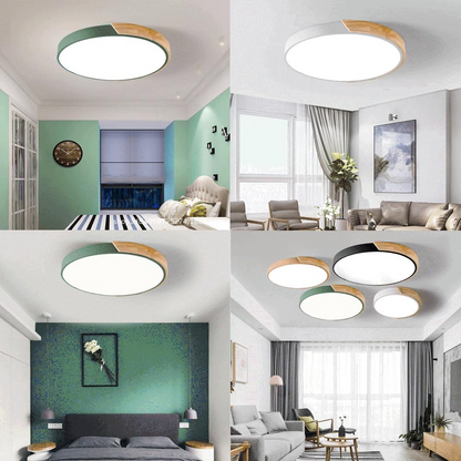 Colorful Minimalist LED Round Ceiling Light