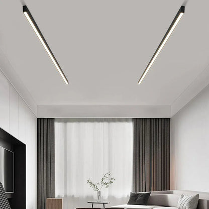 Contemporary Minimalist Long Strip LED Ceiling Lamp