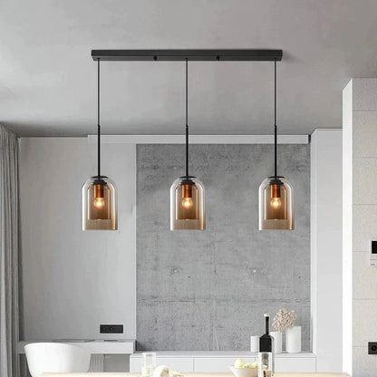 Double Layer Minimalist Small Pendant Light For Dining Room