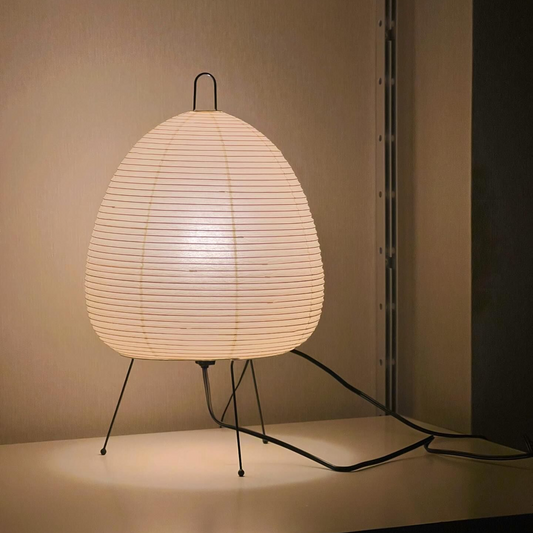 Wabi Sabi Japanese Rice Paper Table Lamp