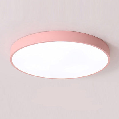 Circular Modern LED Flush Mount Ceiling Light